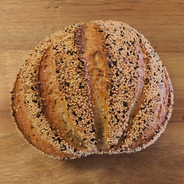 seven seeds cob artisan bread organic sourdough