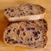 fruit loaf cut seeing the generous amount of dried fruits